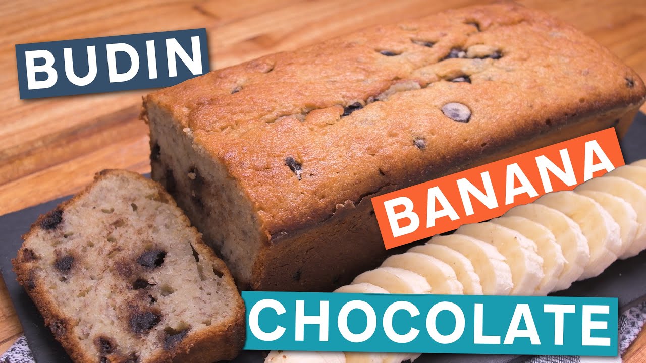 Receta de Budín de banana y chocolate