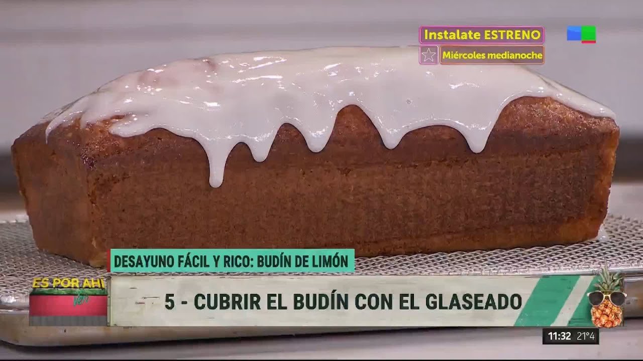 Receta de Budín de limón en licuadora