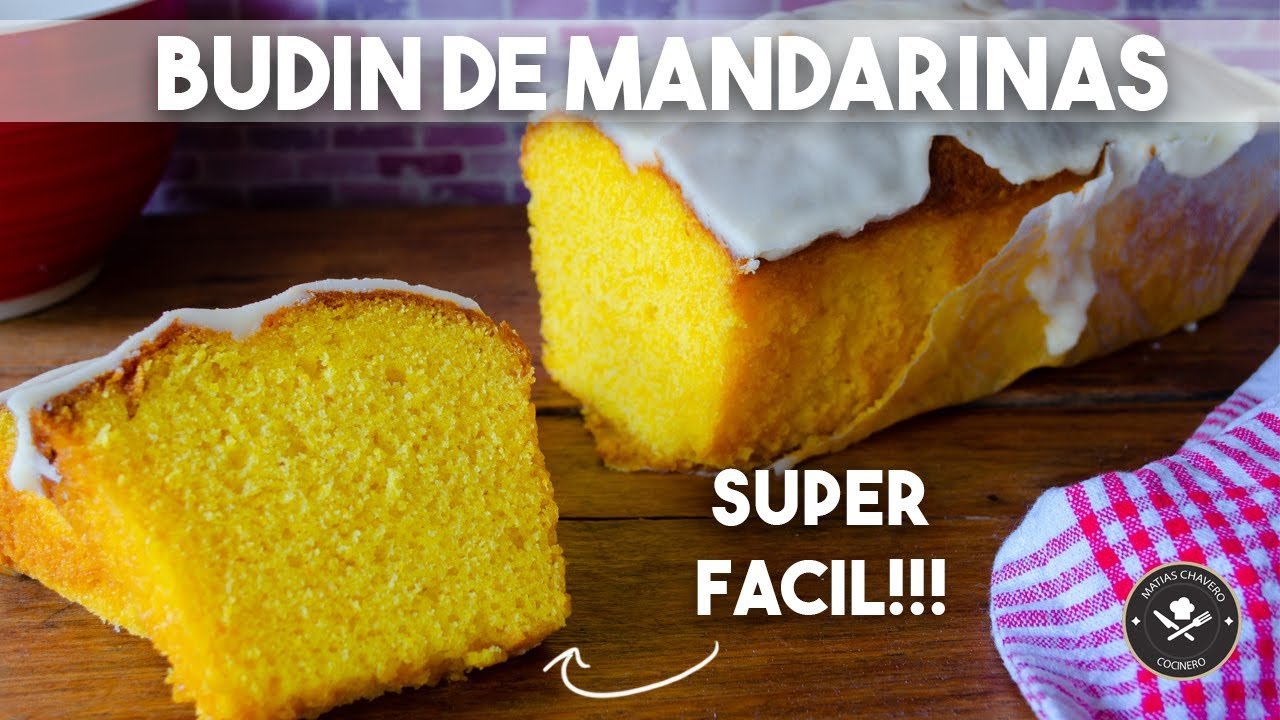 Receta de Budín de mandarina en licuadora