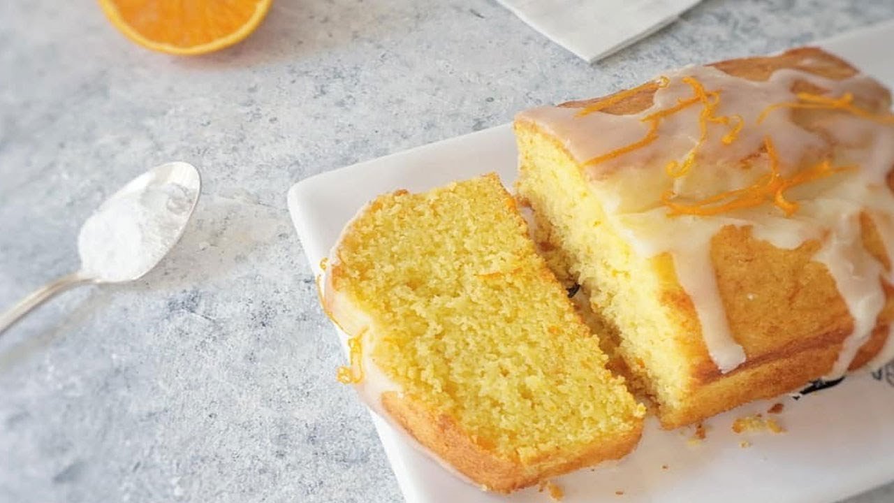 Receta de Budín de mandarina glaseado