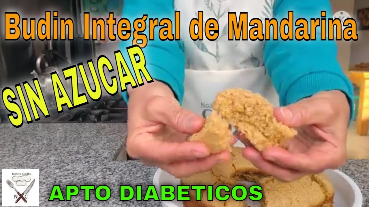 Receta de Budín de mandarina sin azúcar