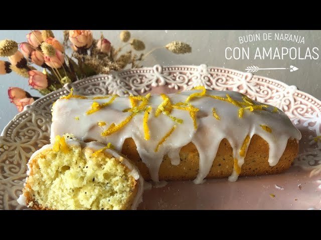Receta de Budín de naranja y amapola