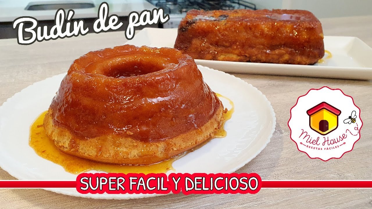Receta de Budín de pan en licuadora