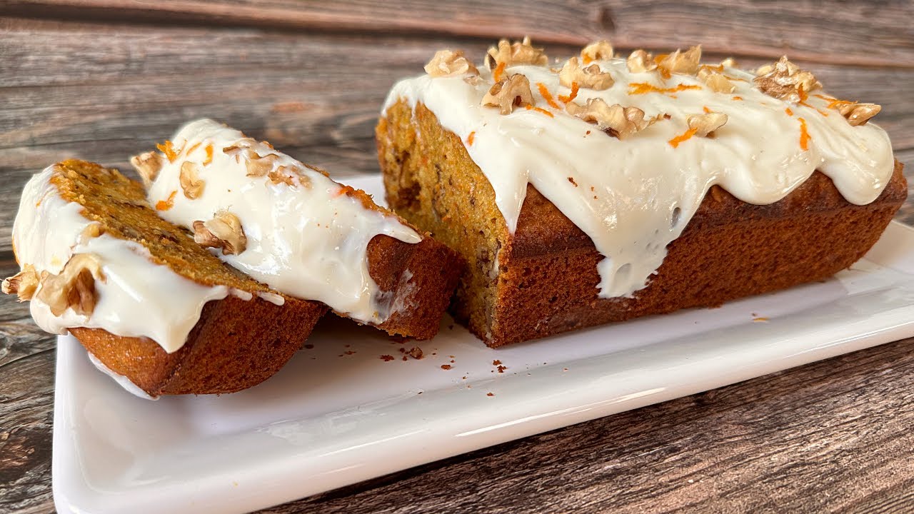 Receta de Budín de zanahoria y nueces