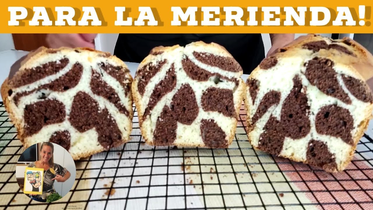 Receta de Budín marmolado sin manteca