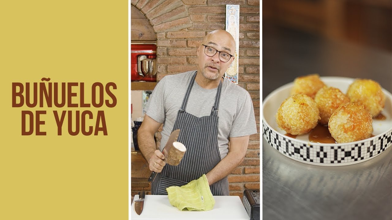 Receta de Buñuelos de yuca con papelón
