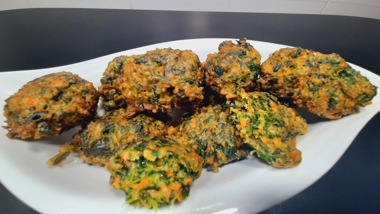 Receta de Buñuelos veganos de espinaca