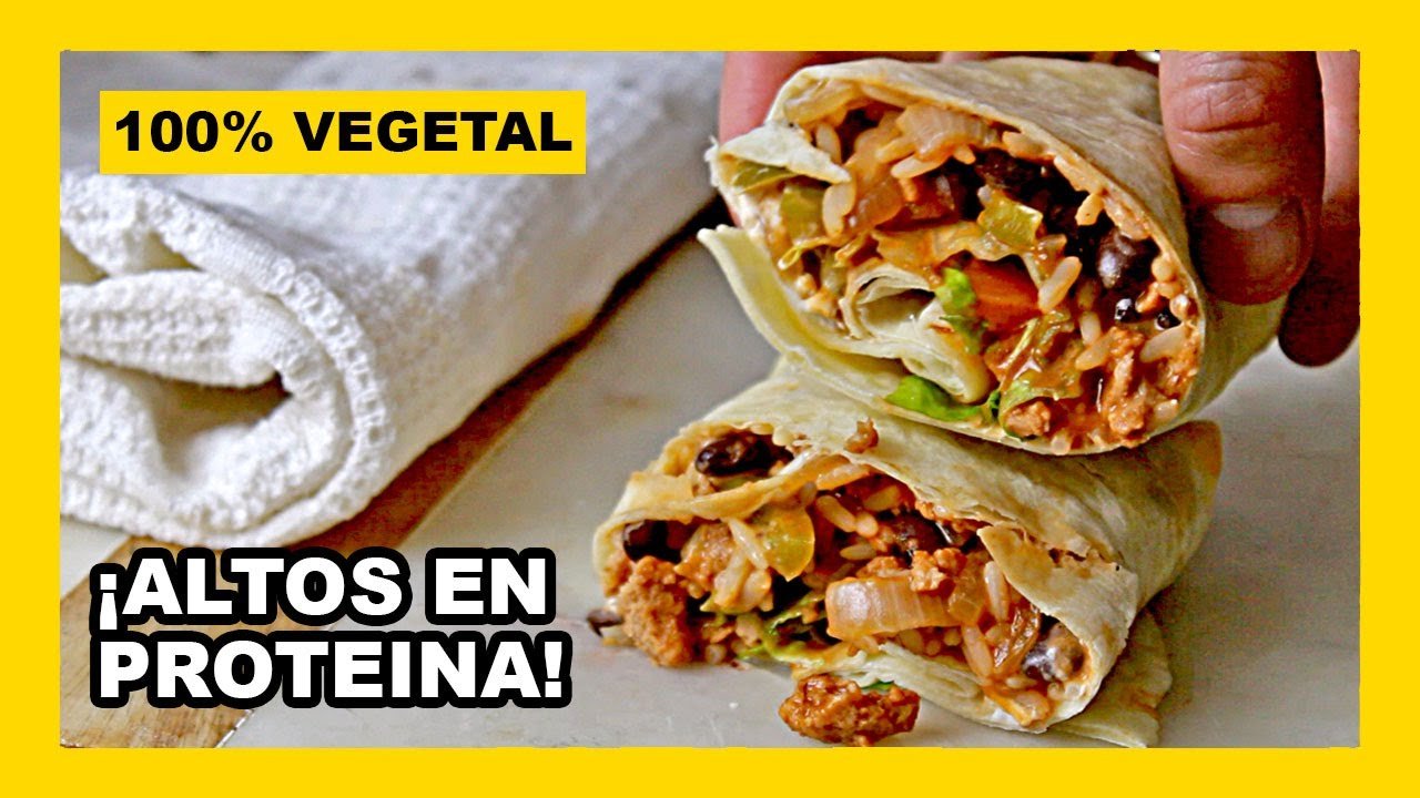 Receta de Burritos vegetarianos