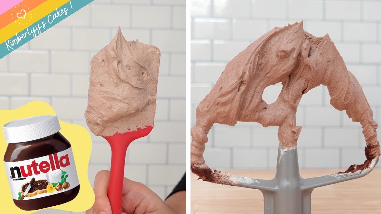 Receta de Buttercream de Nutella