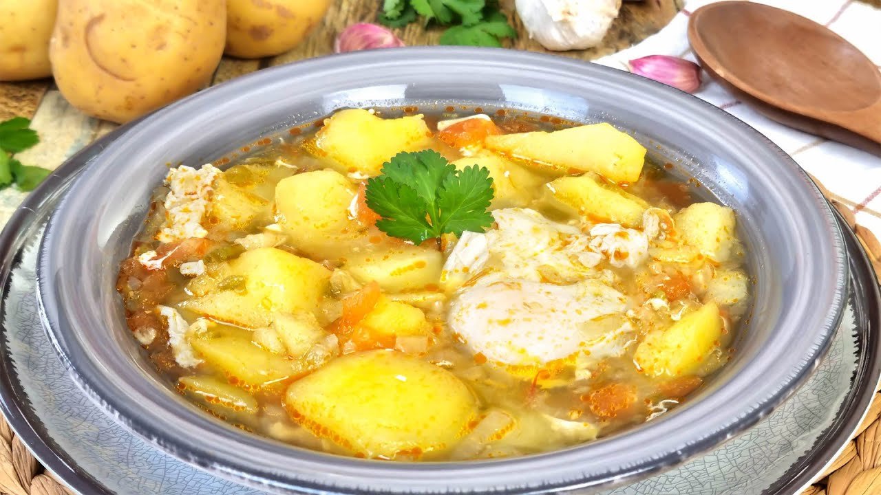 Receta de CALDO DE PAPA