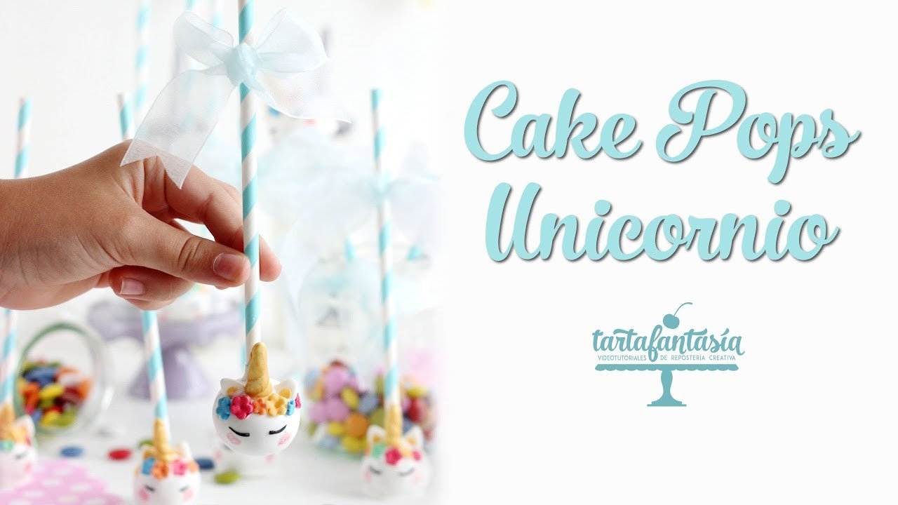 Receta de Cake pops de unicornio