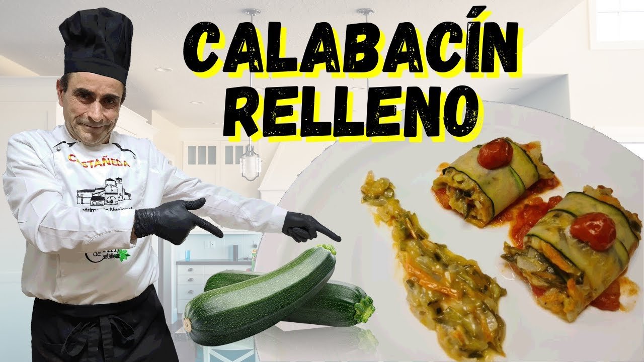 Receta de Calabacines rellenos veganos