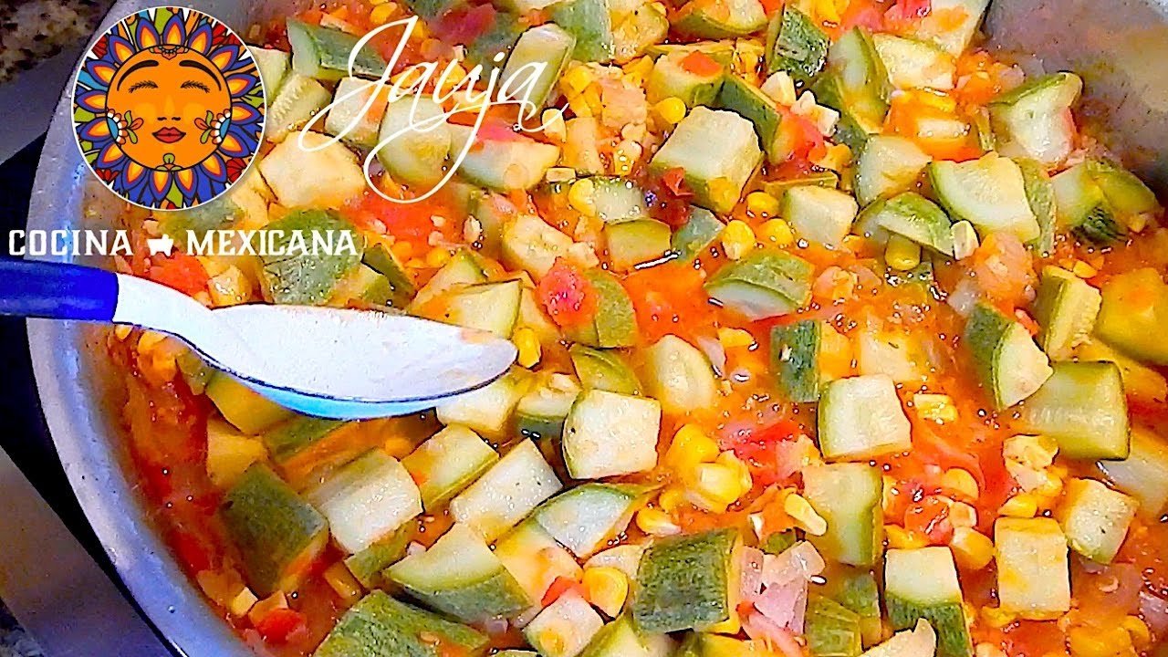 Receta de Calabacitas con tomate