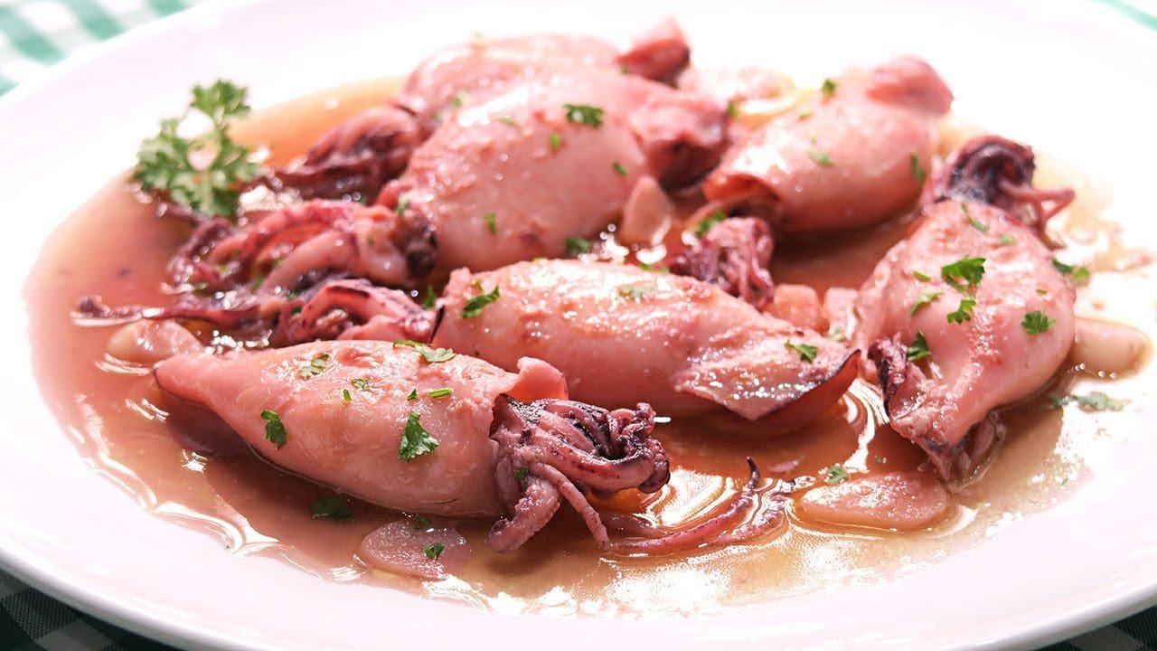 Receta de Calamares al ajillo