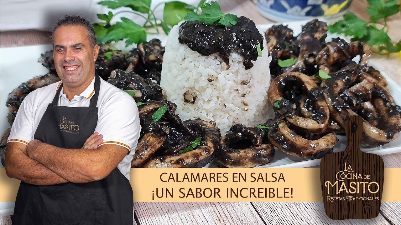 Receta de Calamares en su tinta