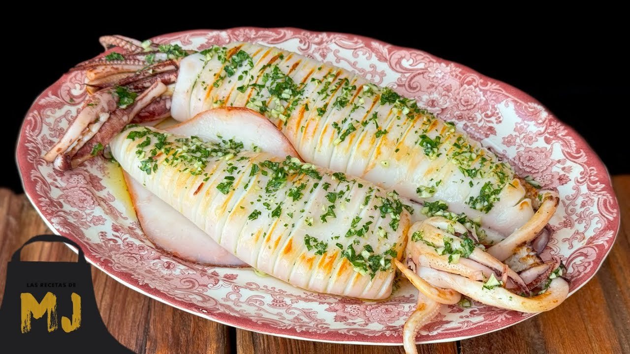 Receta de Calamares marinados a la plancha