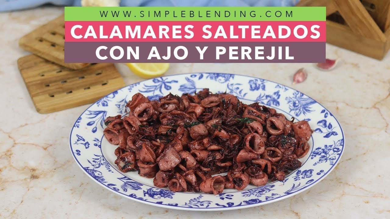 Receta de Calamares salteados con ajo y perejil