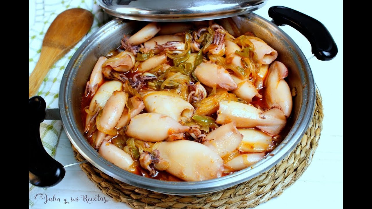 Receta de Calamaretis a la lyonesa