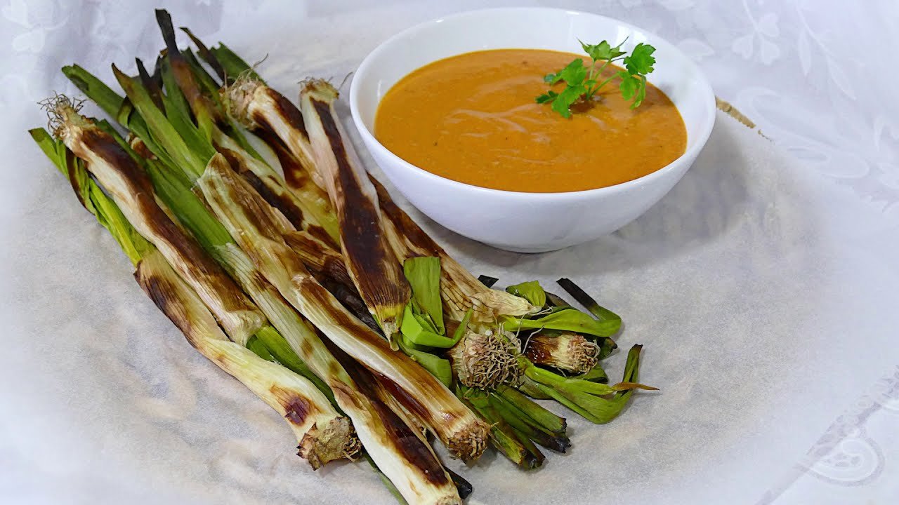 Receta de Calçots al horno