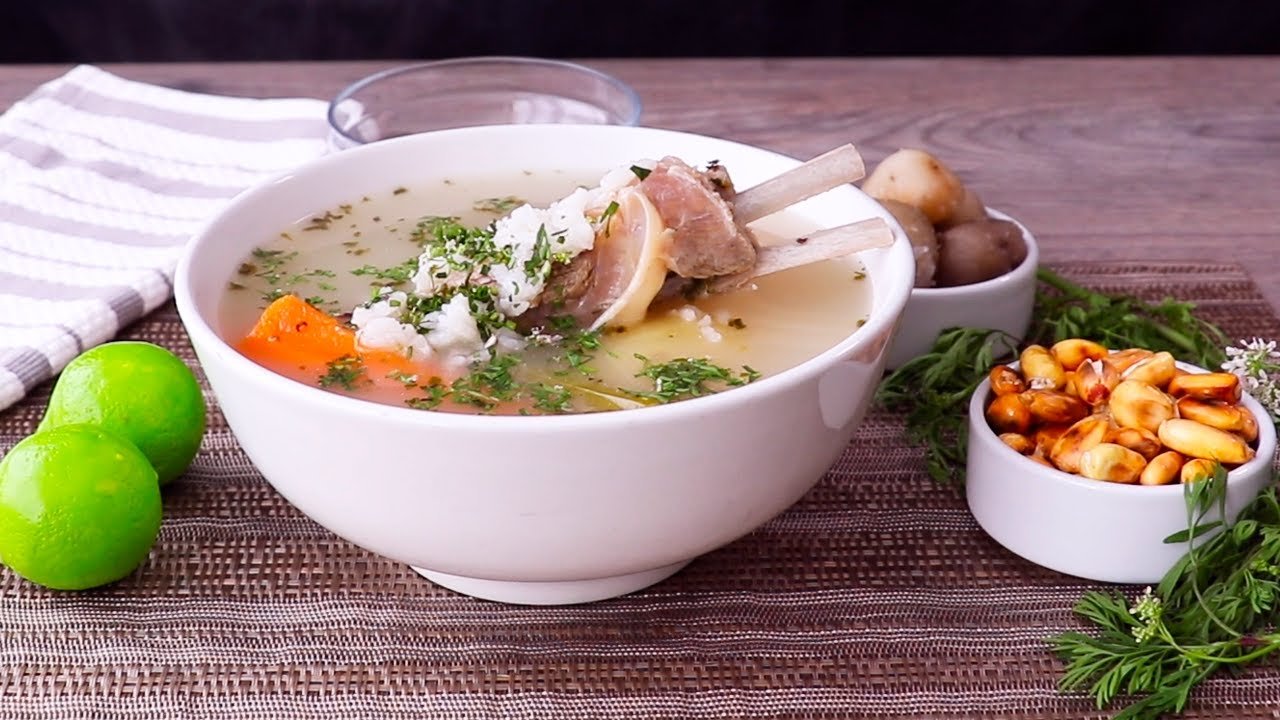 Receta de Caldo de cordero