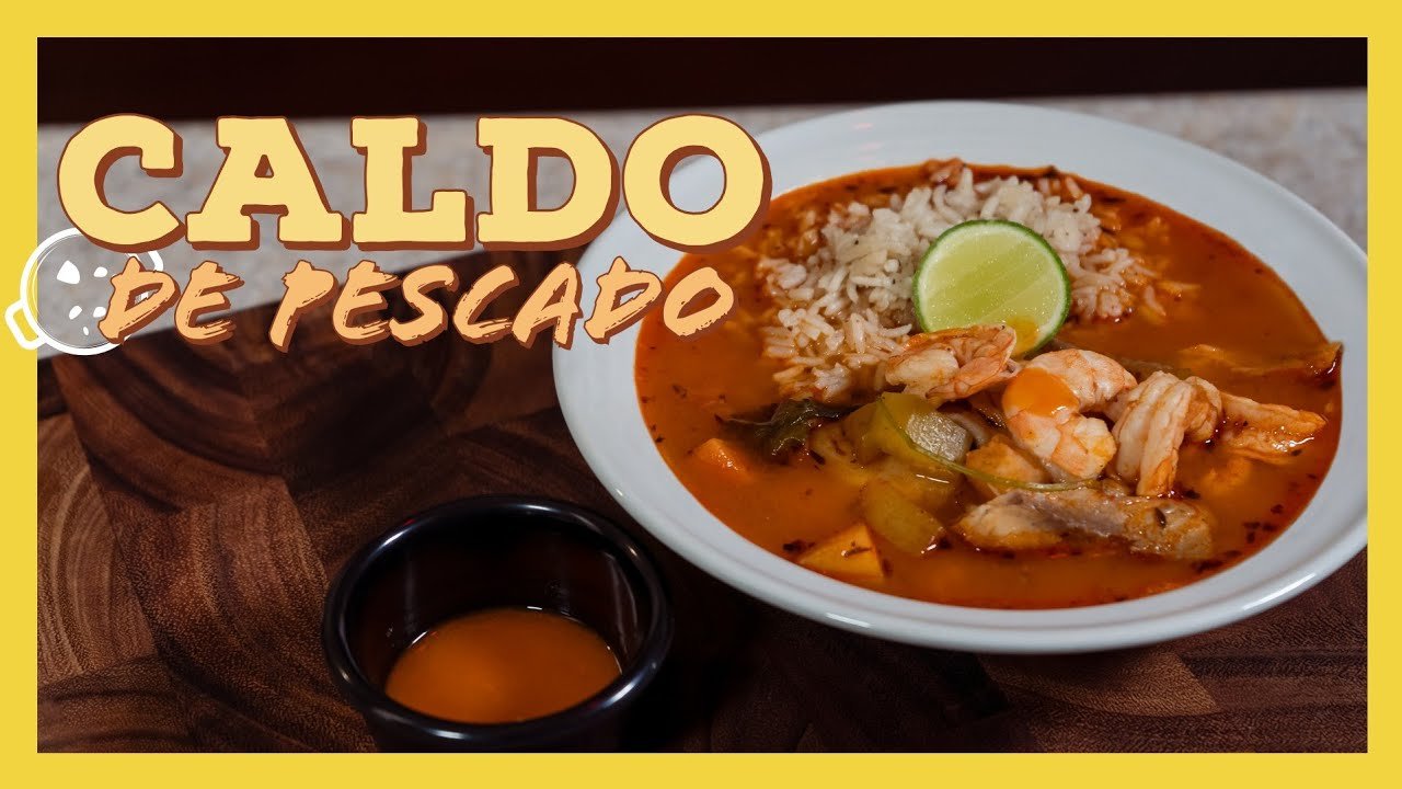 Receta de Caldo de pescado con camarón