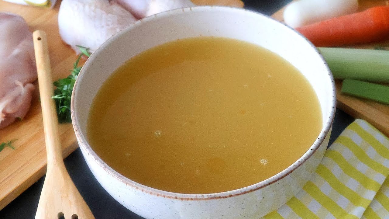 Receta de Caldo de pollo casero
