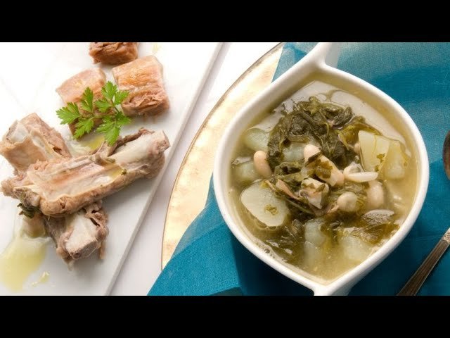 Receta de Caldo gallego expres