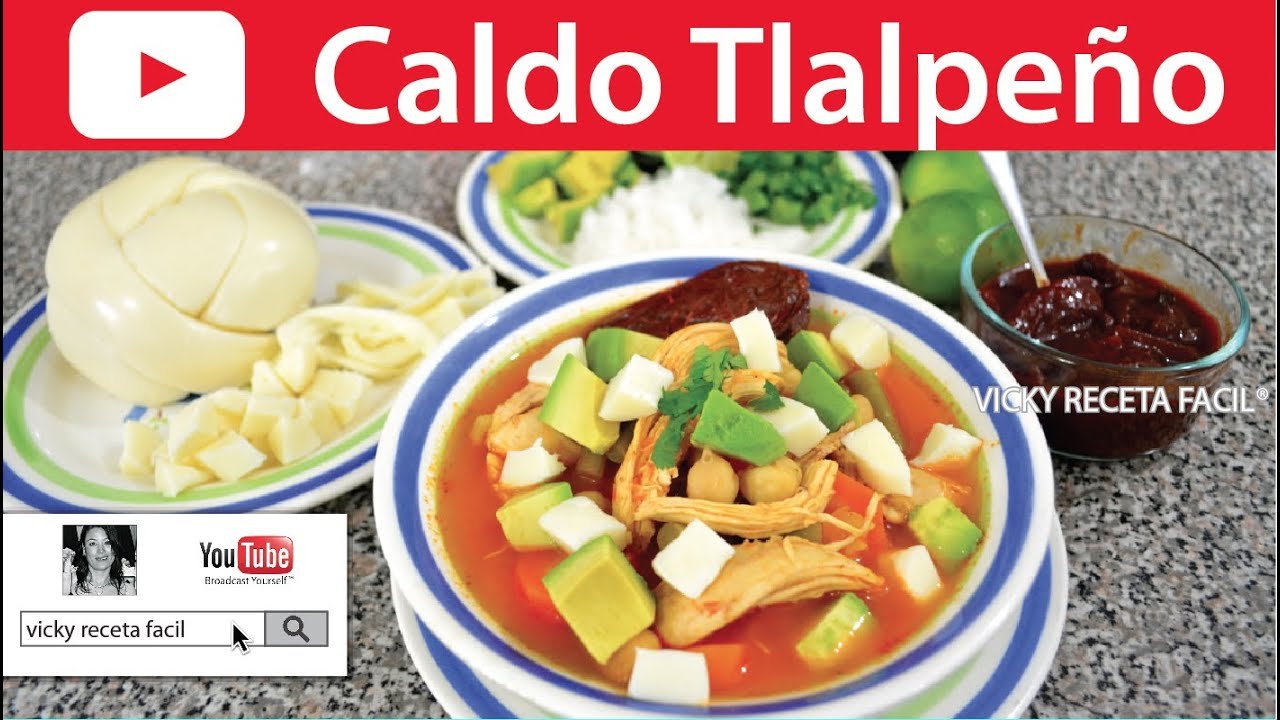 Receta de Caldo tlalpeño de pollo