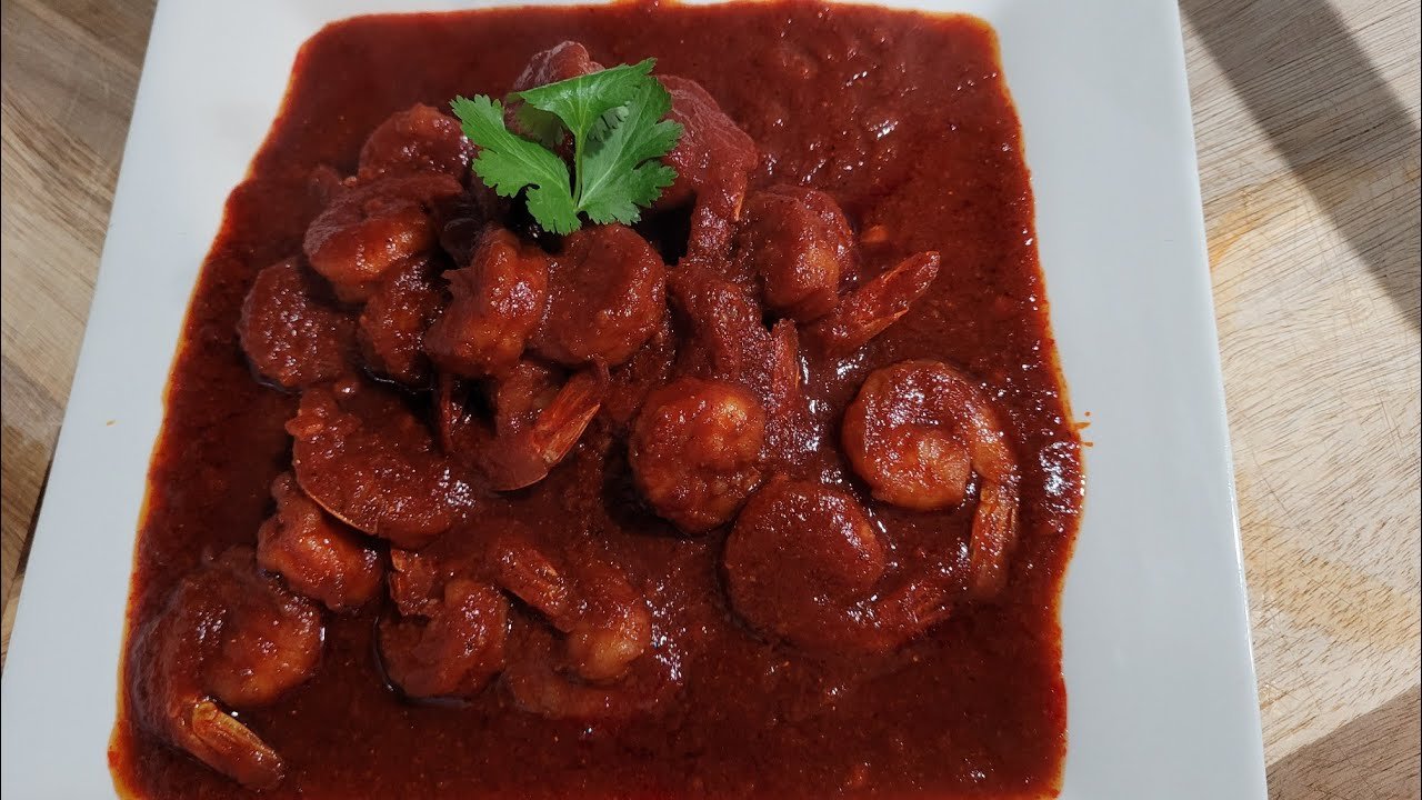 Receta de Camarones a la diabla con chiles huajillo