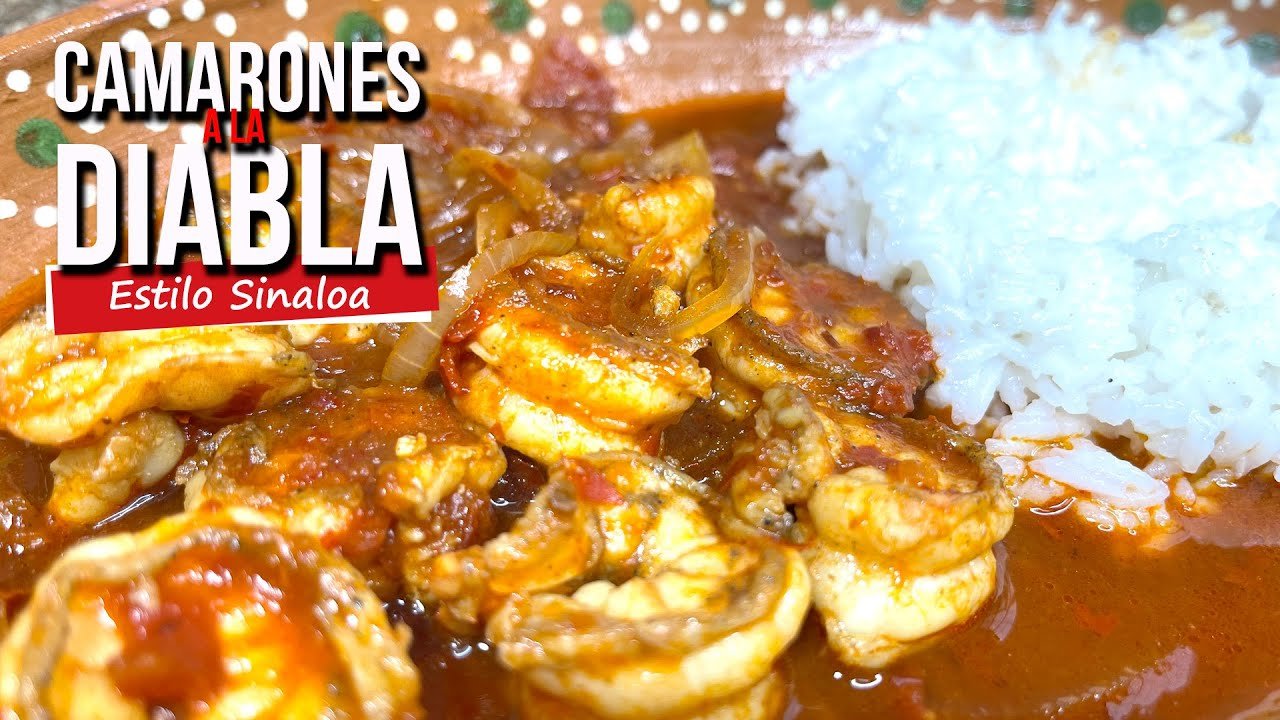 Receta de Camarones a la diabla estilo Sinaloa