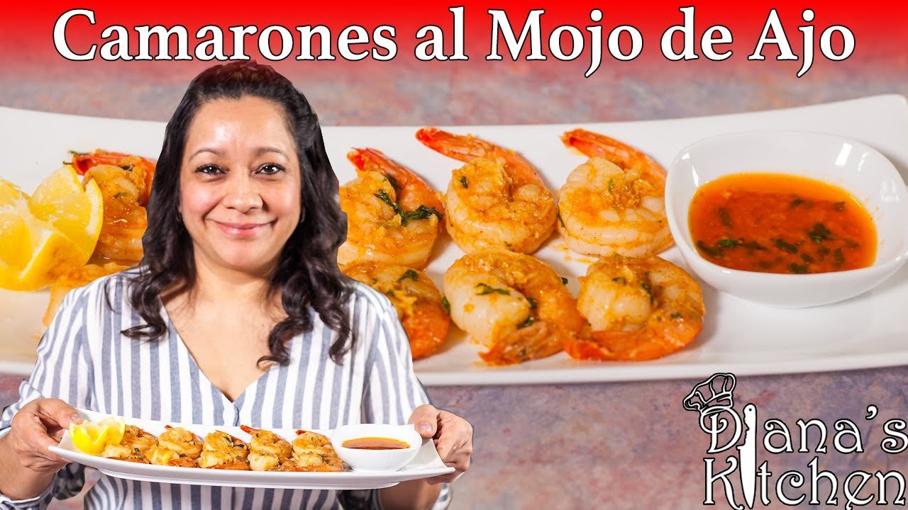 Receta de Camarones al mojo de ajo