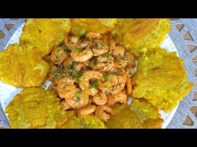 Receta de Camarones al mojo de ajoal sabor del chef
