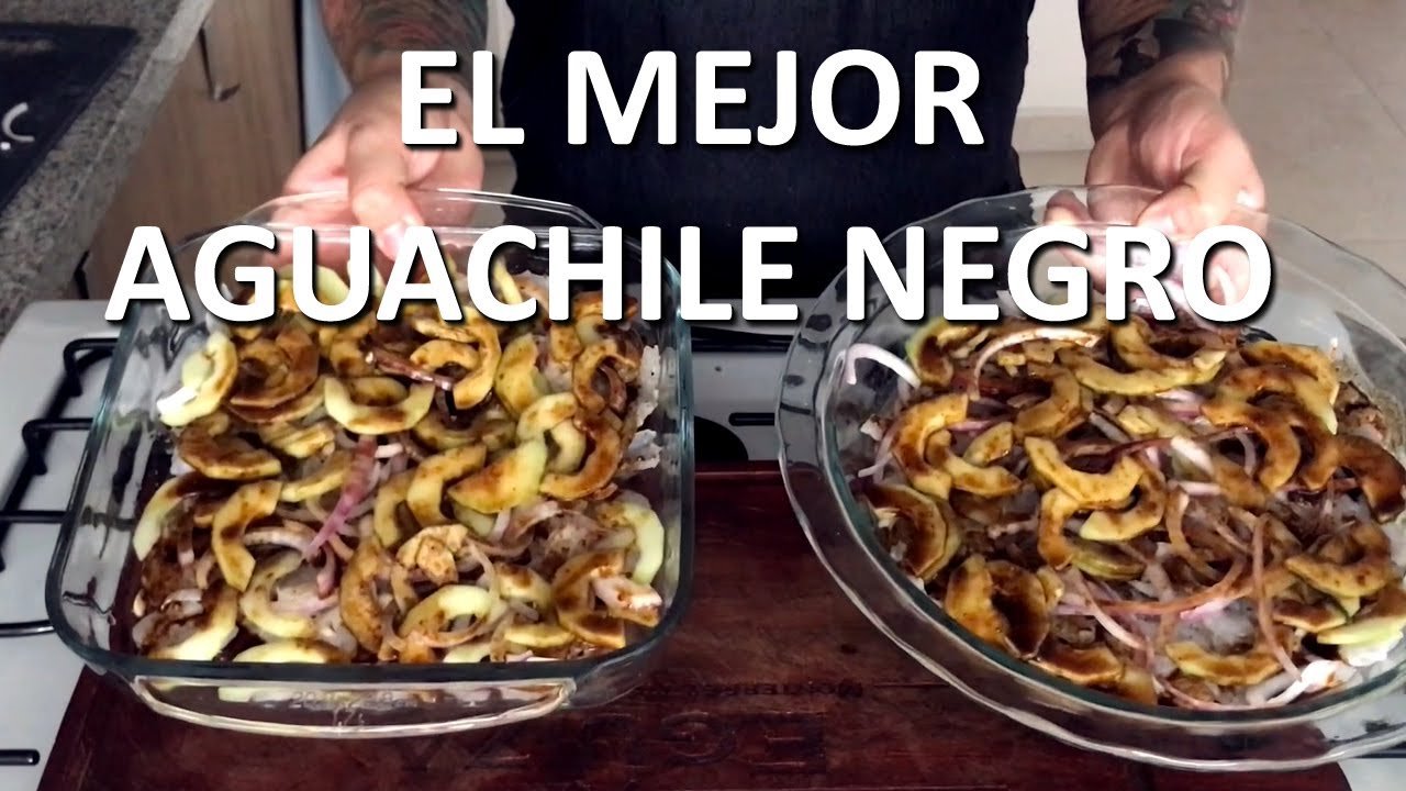 Receta de Camarones en aguachile negro