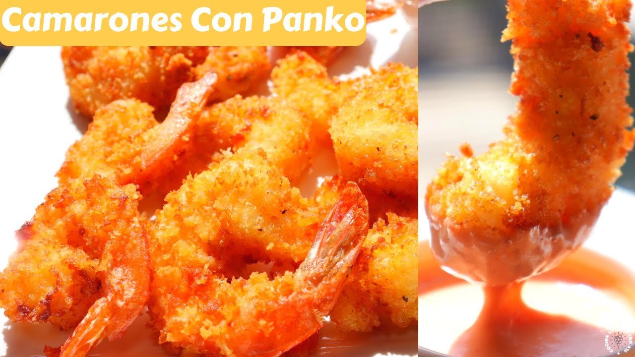 Receta de Camarones rebozados en panko