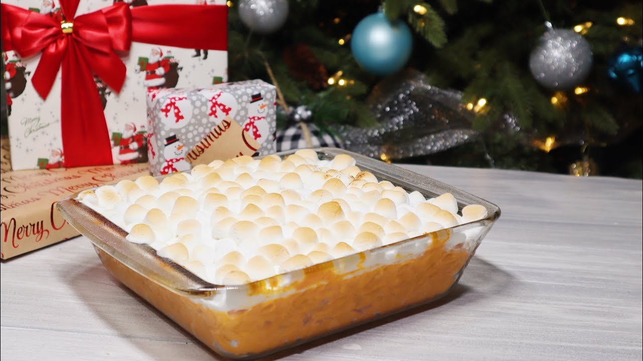 Receta de Camotes al horno con malvaviscos