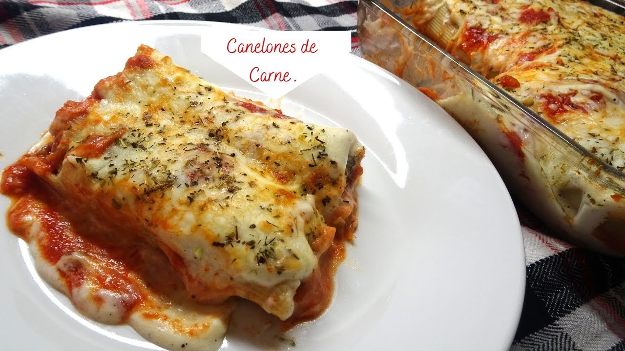 Receta de Canelones rellenos