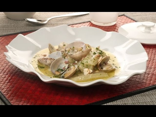 Receta de Cardo con almejas