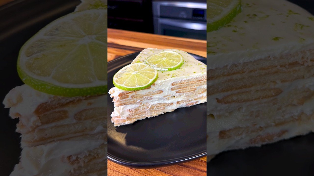 Receta de Carlota de limón con leche condensada