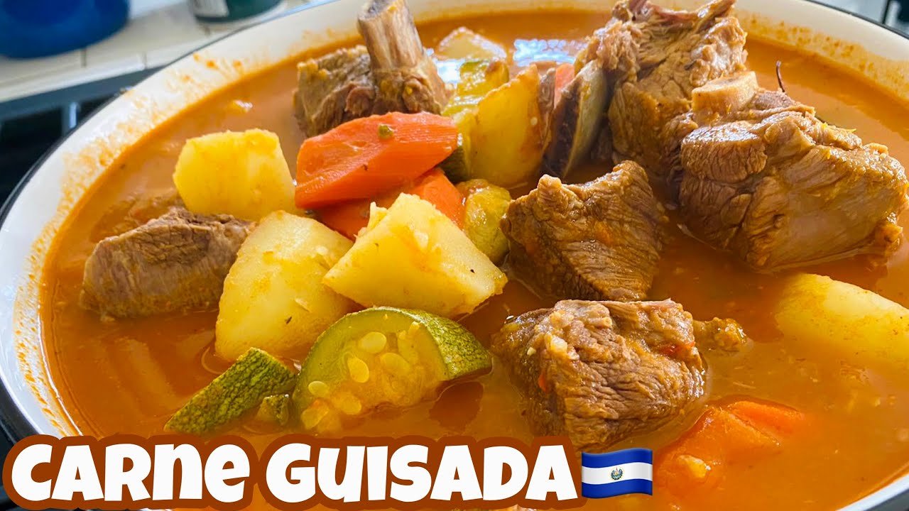 Receta de Carne Guisada Salvadoreña