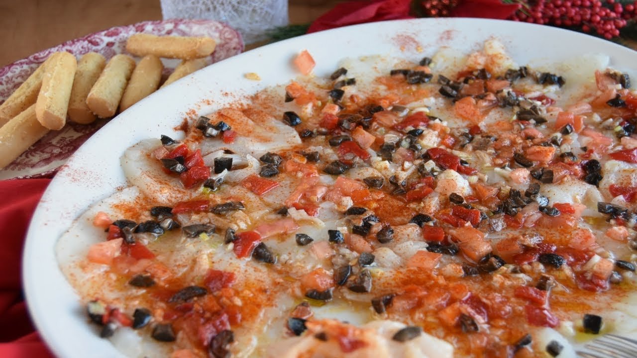 Receta de Carpaccio de bacalao