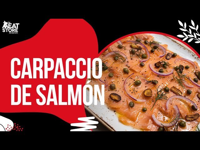 Receta de Carpaccio de salmón ahumado y manzana