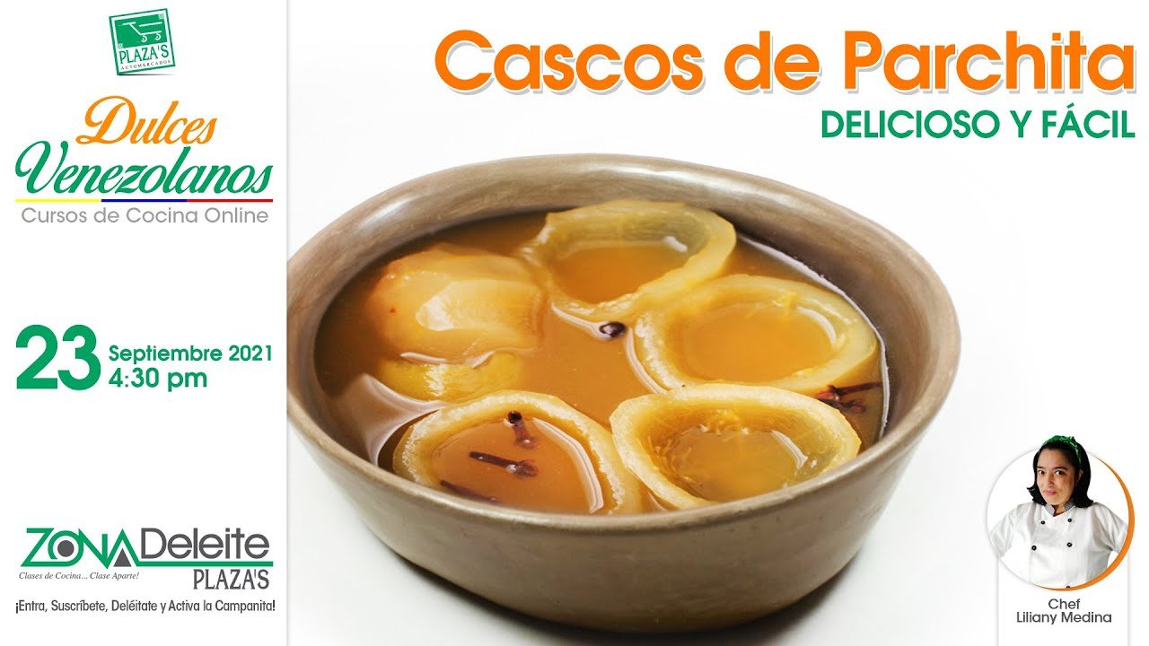 Receta de Cascos de parchita