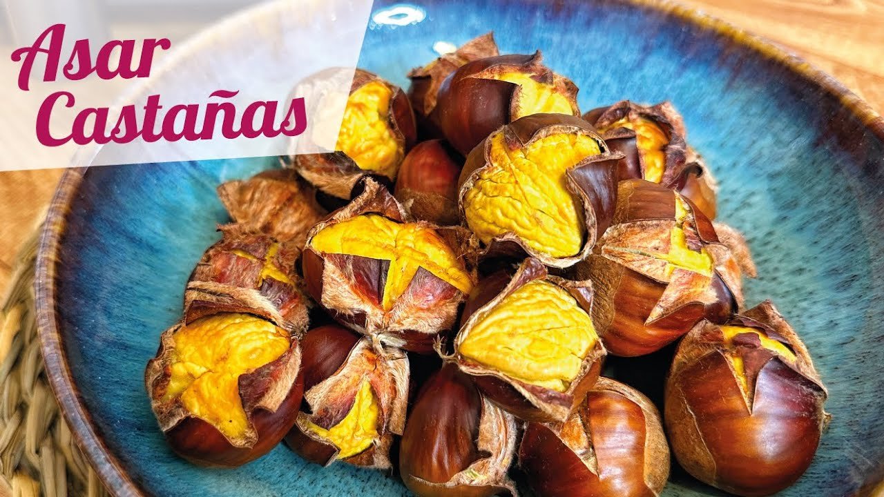 Receta de Castañas en freidora de aire