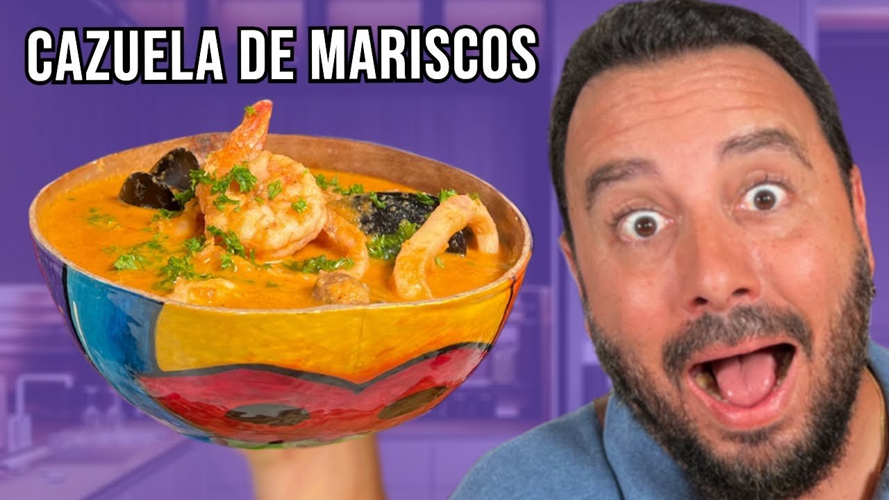 Receta de Cazuela de mariscos costeña
