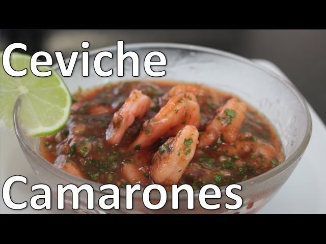 Receta de Ceviche de camarón colombiano