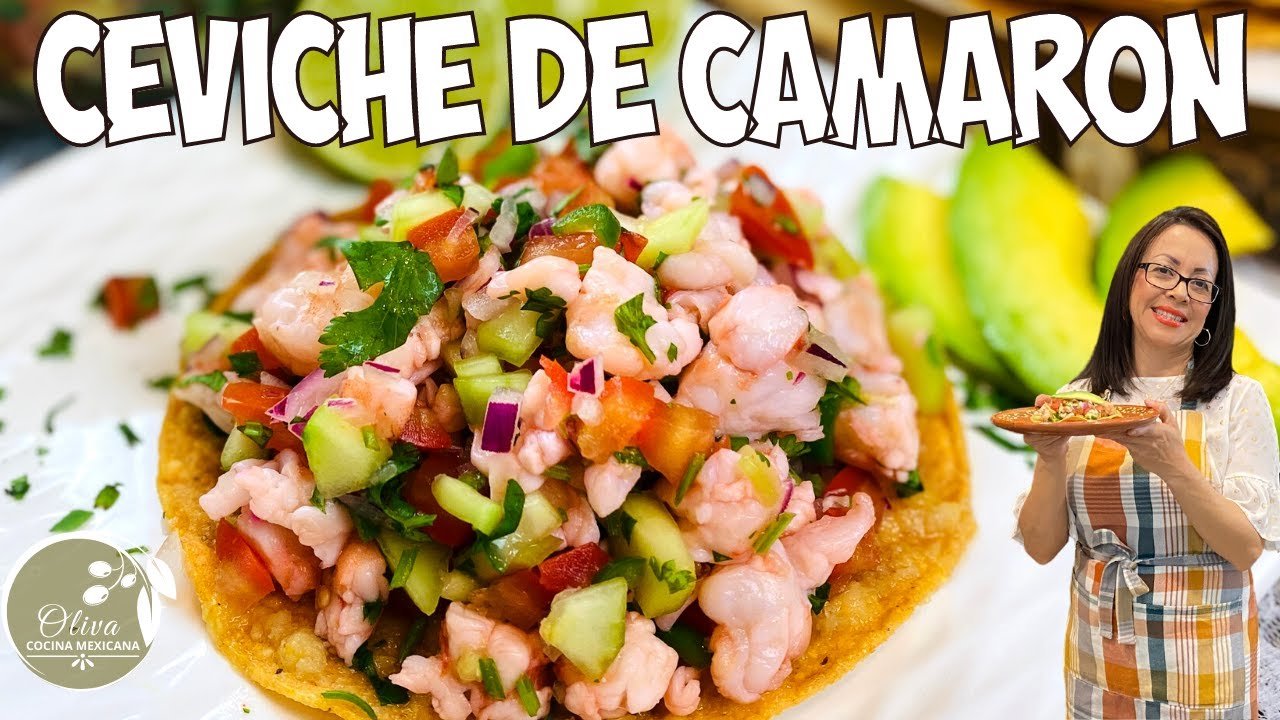 Receta de Ceviche de camarón mexicano