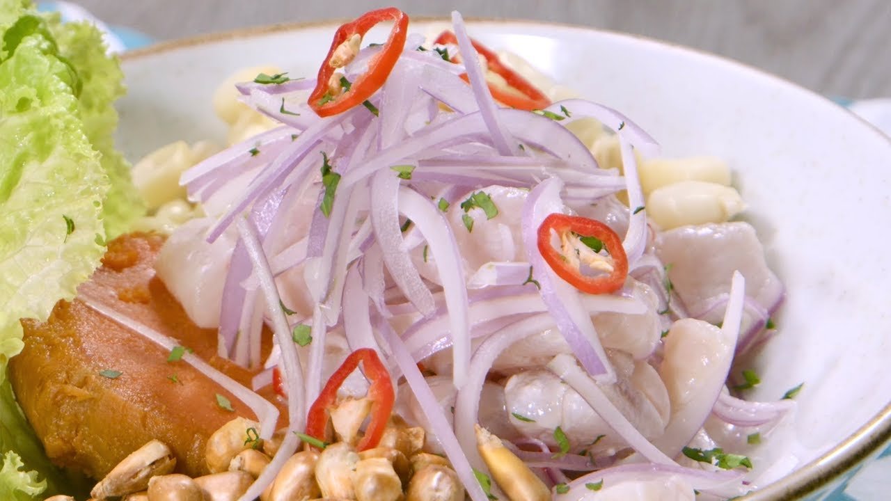 Receta de Ceviche de lenguado