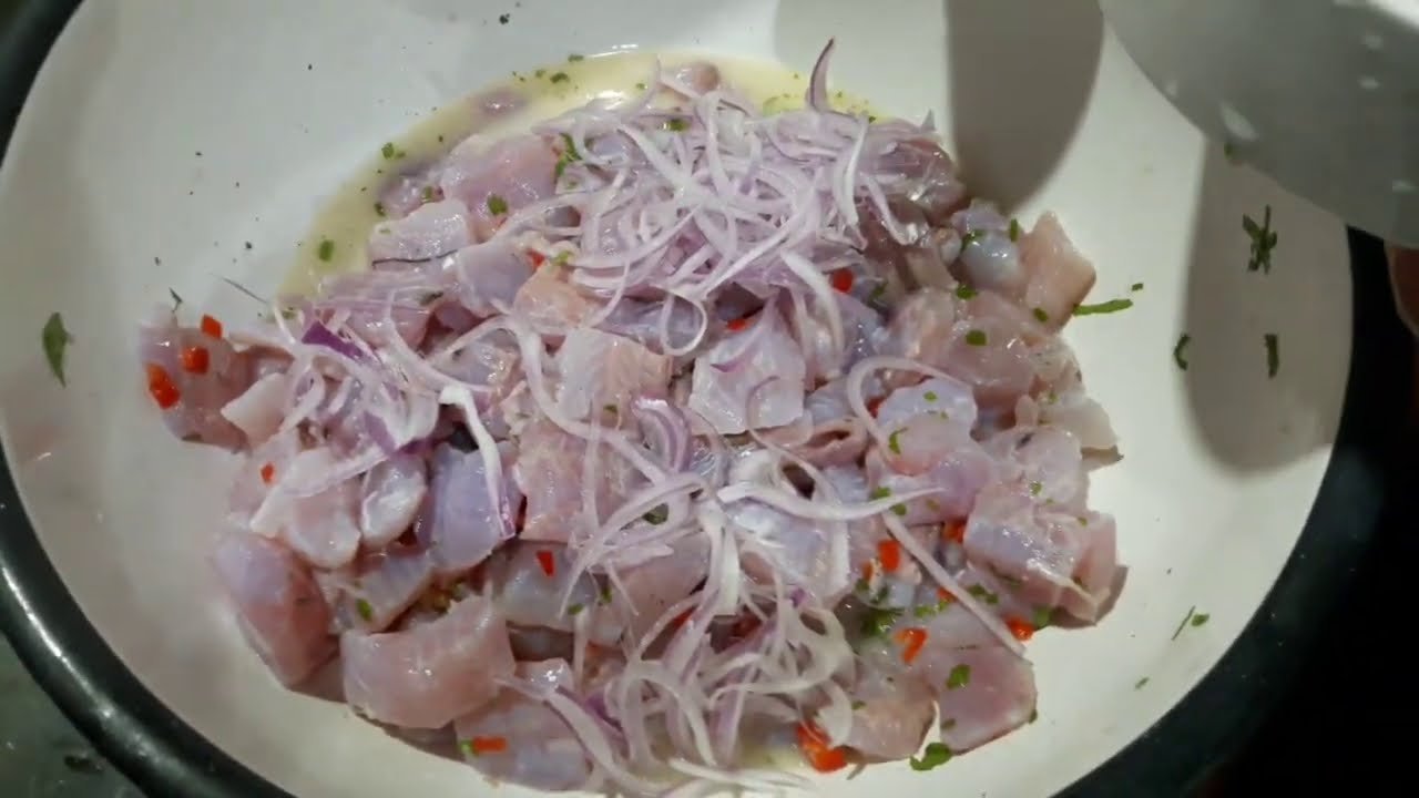 Receta de Ceviche de merluza