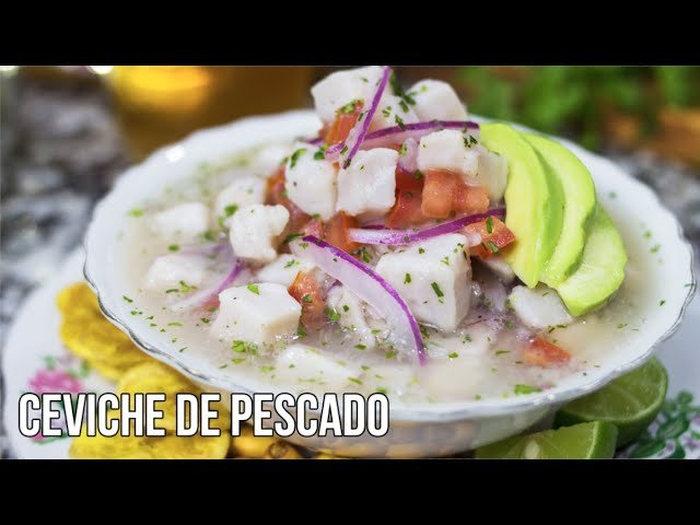 Receta de Ceviche de robalo