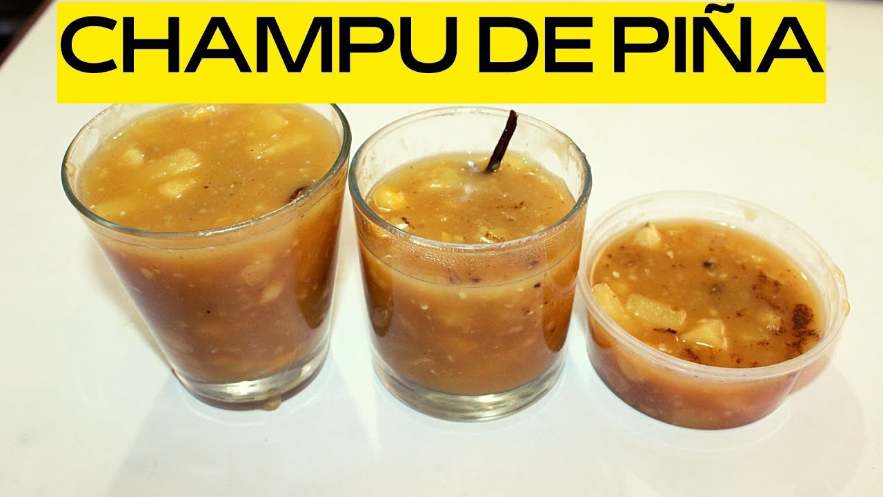 Receta de Champú de piña